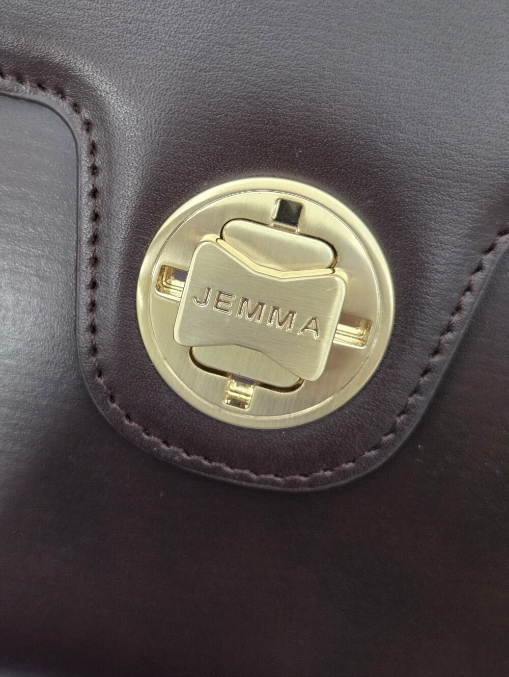 JEMMA EMMA TRAVELER 39 LAPTOP WORK BAG - MAHOGANY BROWN - Picture 5 of 10